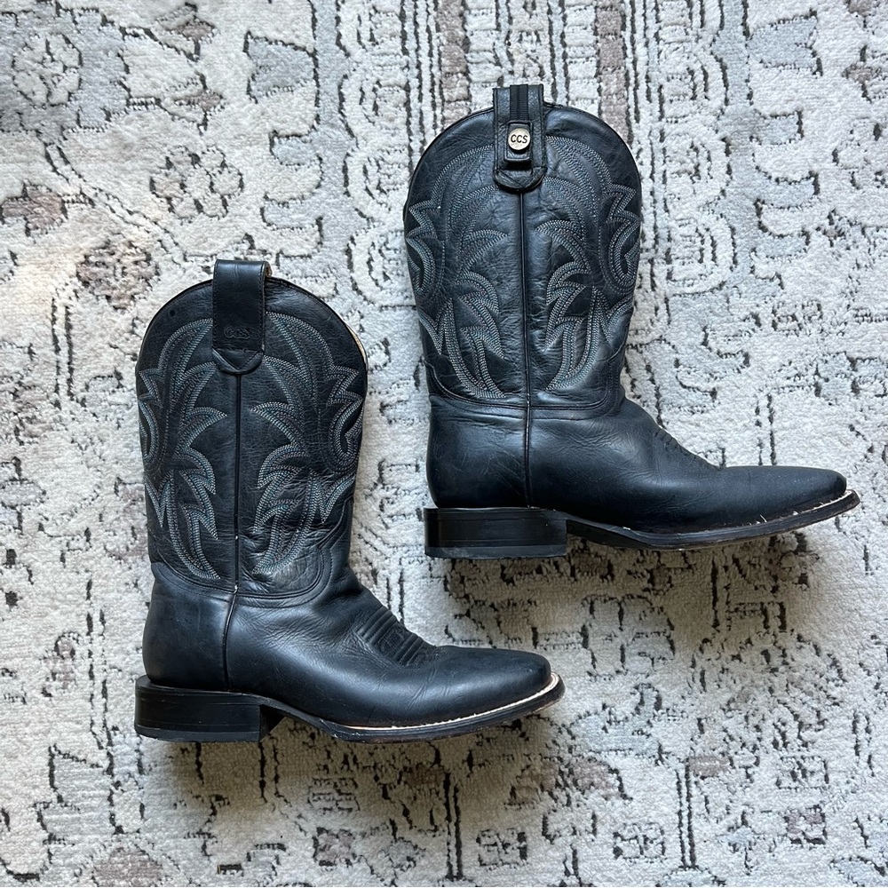 Roper Sidewinder CCS Concealed Carry System Square Toe Cowboy Boots Size 8.5 Men